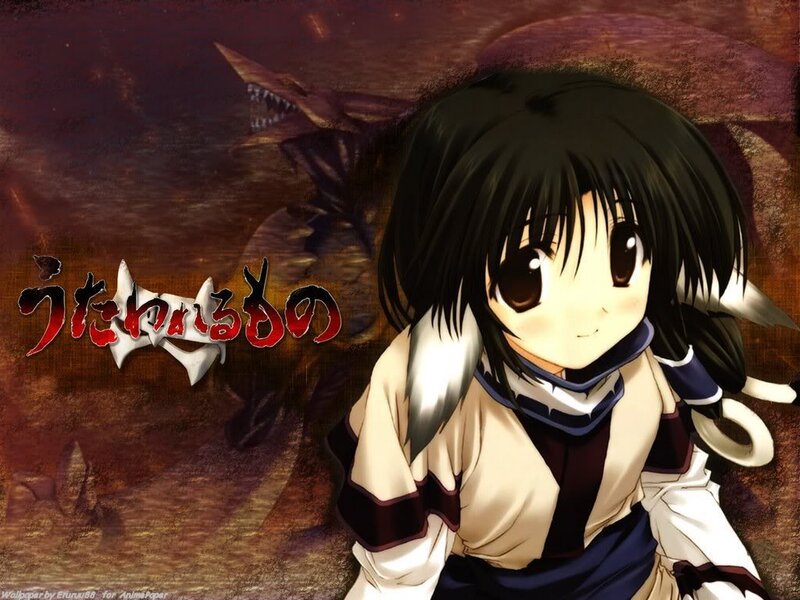 Anime Girl with Dark Hair — Brown, Dramatic