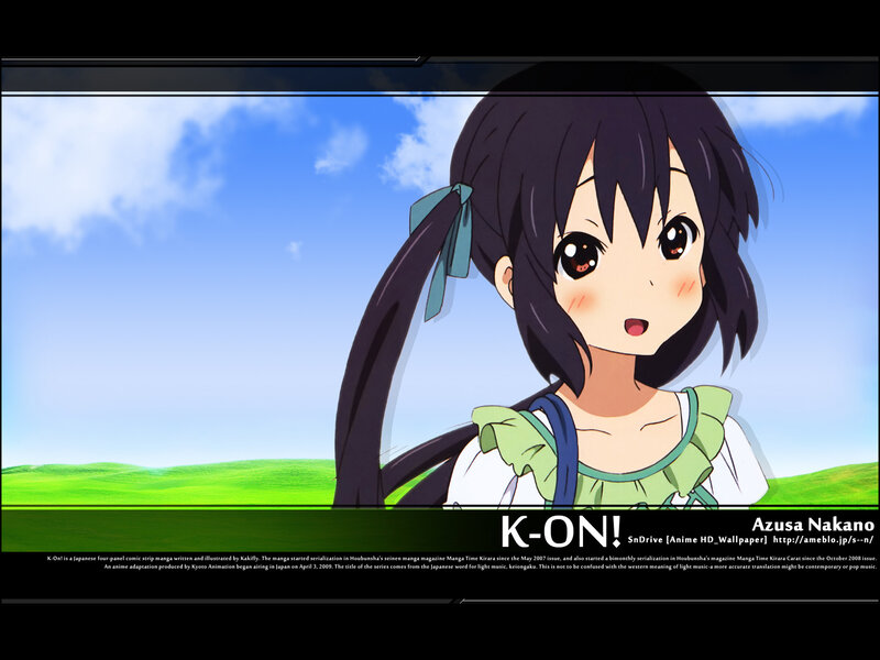 Anime Girl with Dark Hair — Green, Serene