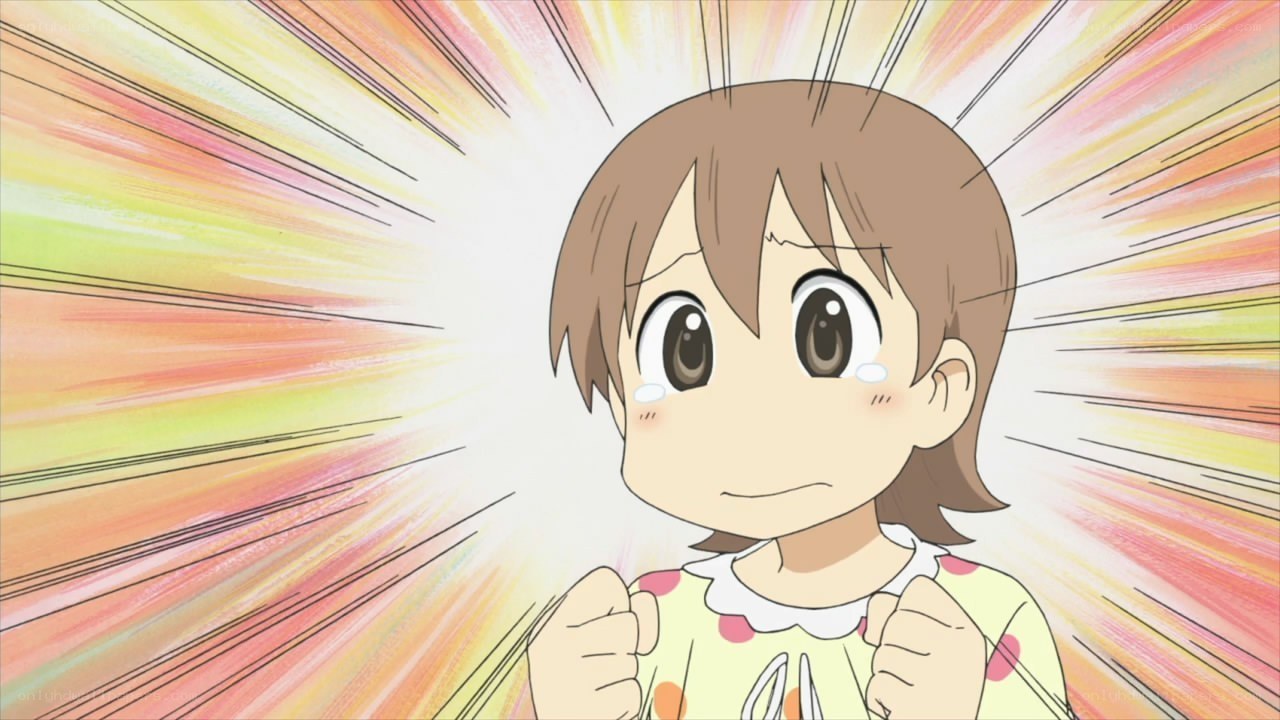 anime girl with determined expression