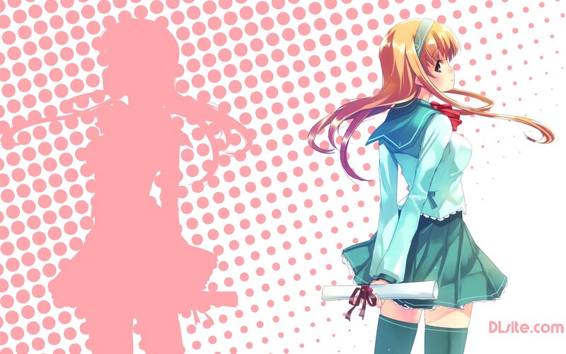 anime girl with diploma