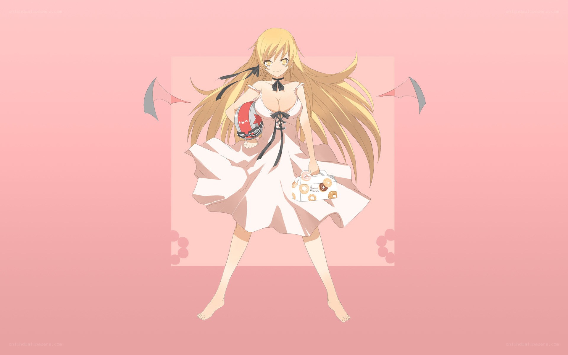anime girl with donuts
