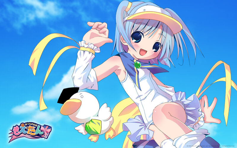 Anime Girl with Duck