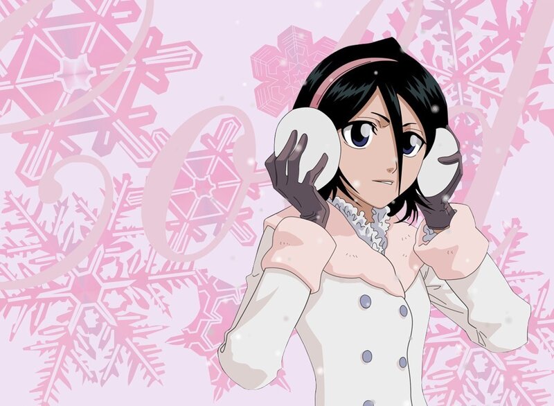 anime girl with earmuffs