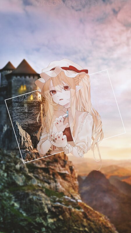 Anime Girl with Elf Ears — Pink