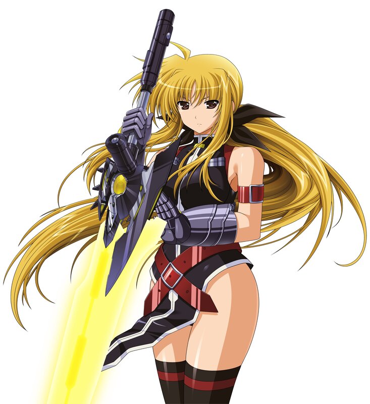anime girl with energy sword
