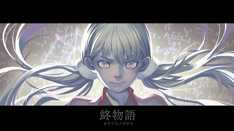 Anime Girl with Equations