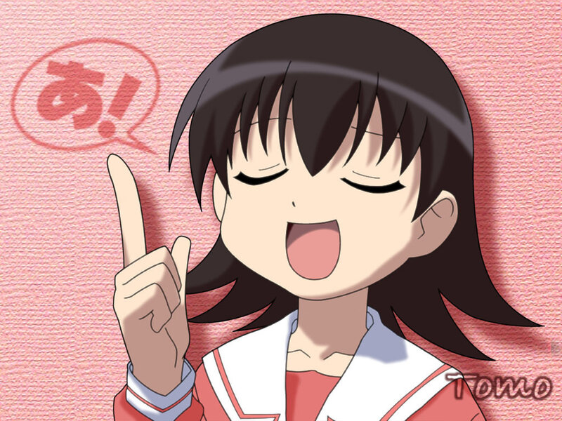 anime girl with excited expression