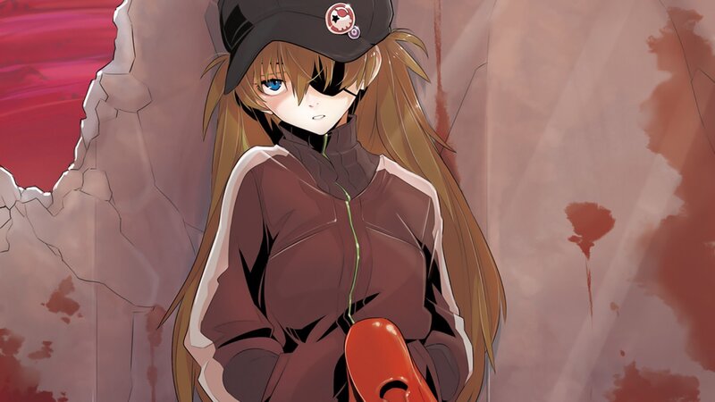 Anime Girl with Eye Patch — Brown