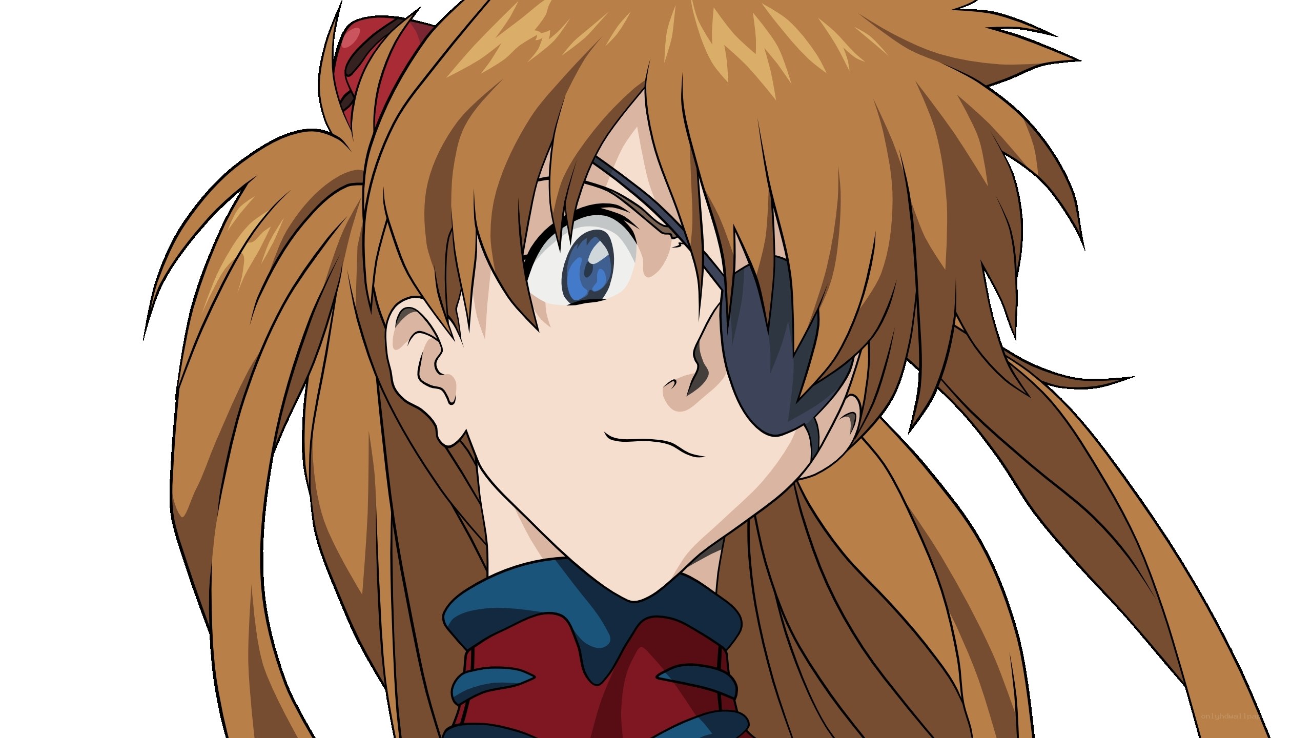 anime girl with eye patch