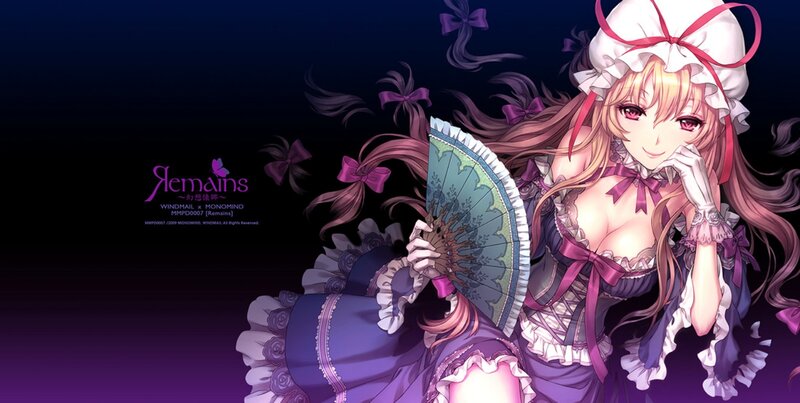 Anime girl with fan