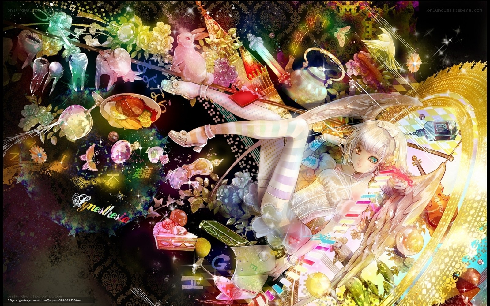 Anime girl with fantasy elements