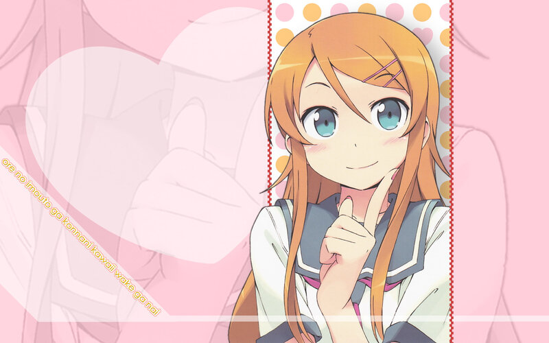 anime girl with finger to lips