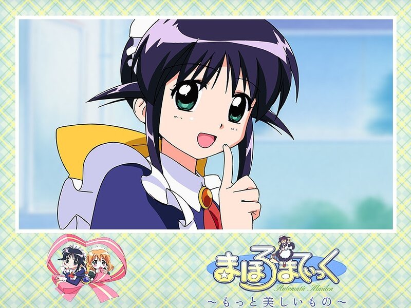 Anime girl with finger to lips