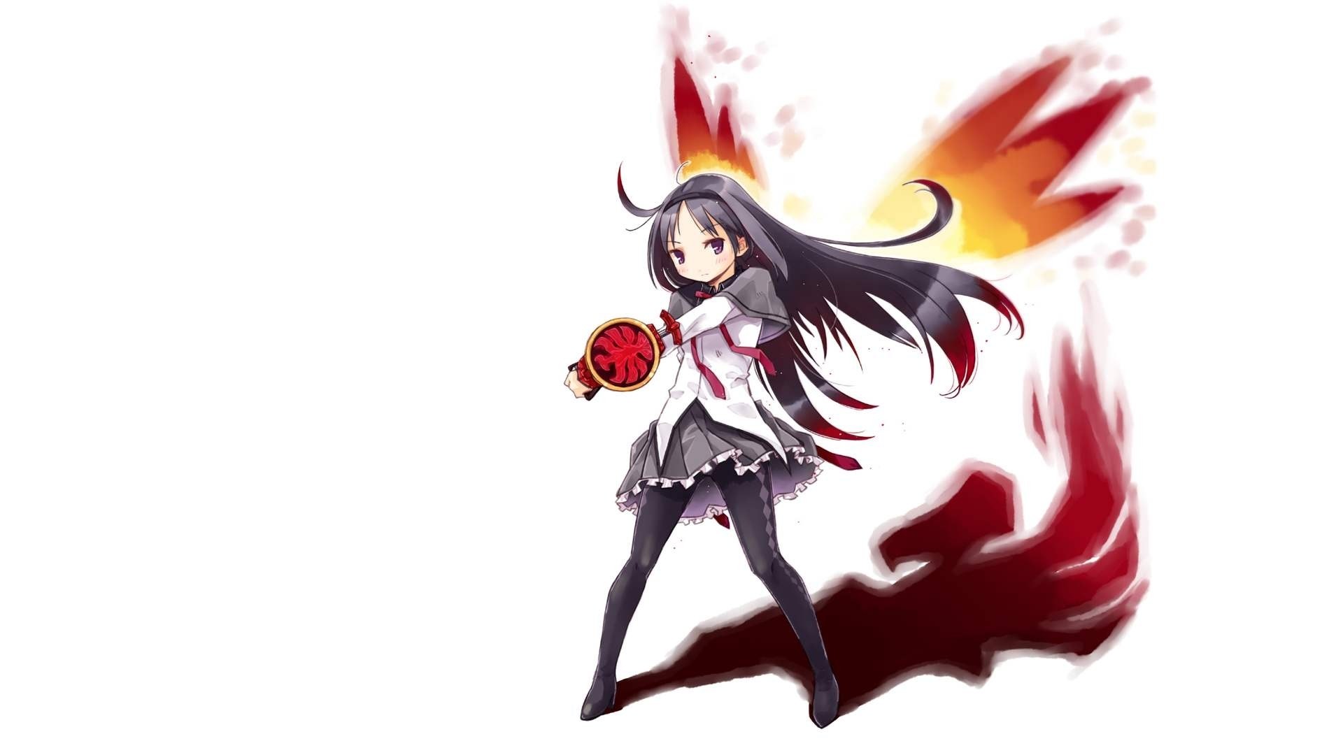 anime girl with fire powers
