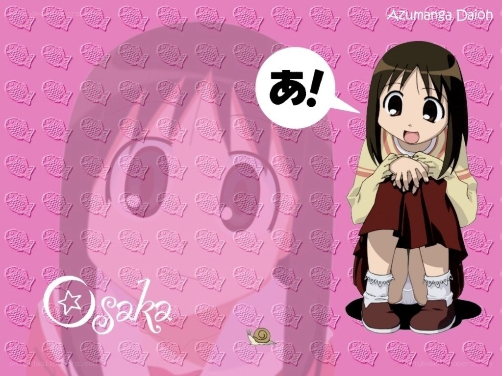 Anime girl with fish pattern