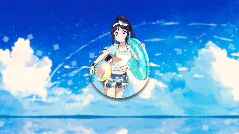 Anime Girl with Floaties