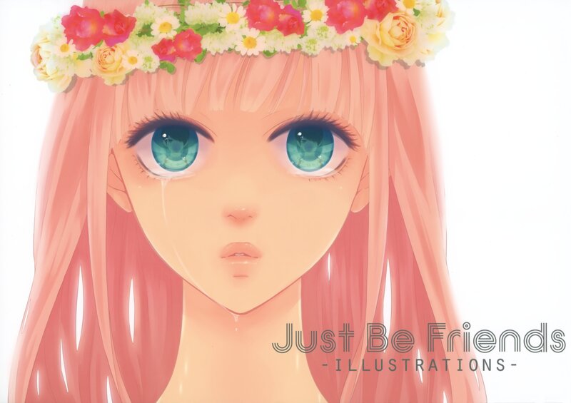 Anime girl with flower crown