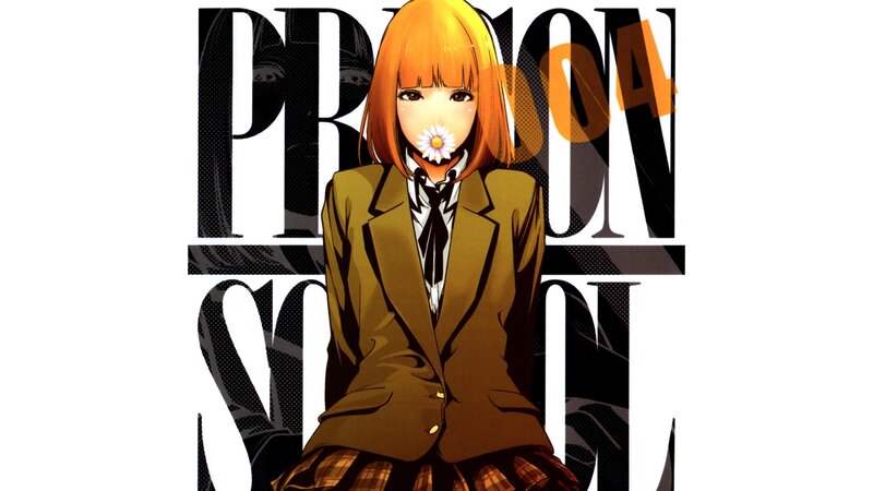 Anime Girl with Flower — Orange, Dramatic, Manga