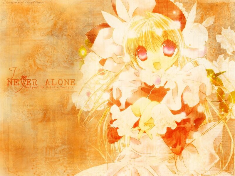 Anime girl with flowers