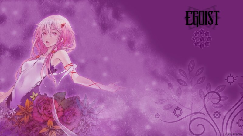 anime girl with flowers
