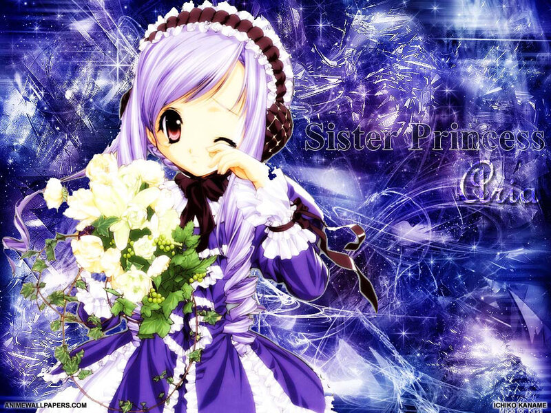 Anime girl with flowers