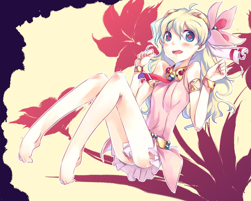 anime girl with flowers