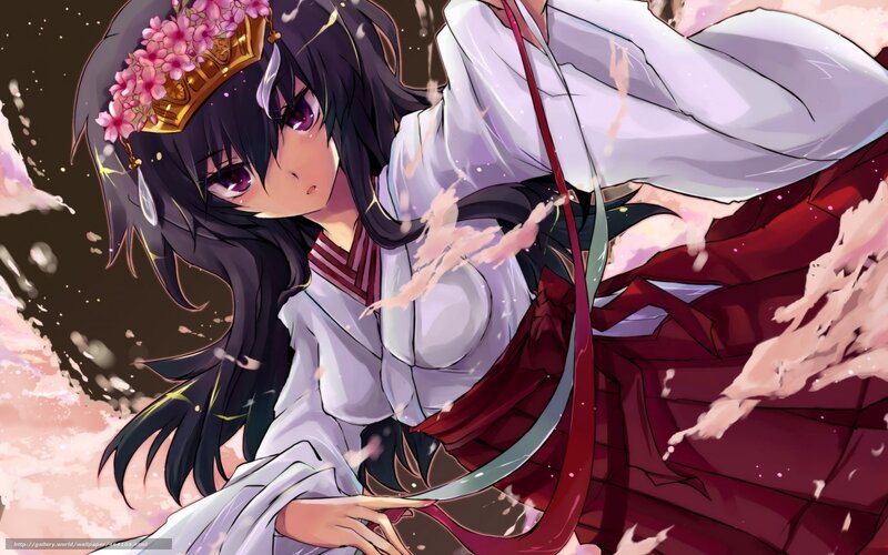 Anime Girl with Flowers — White, Dramatic, Spring