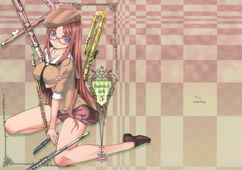 Anime Girl with Flutes