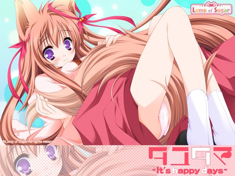 Anime girl with fox ears