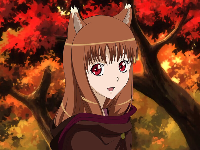 anime girl with fox ears