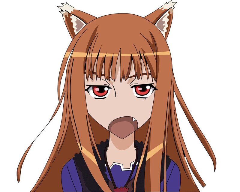anime girl with fox ears