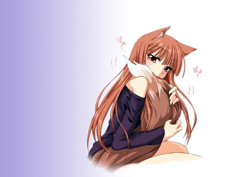 anime girl with fox ears