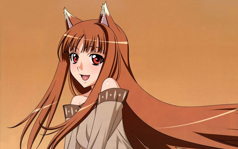 anime girl with fox ears