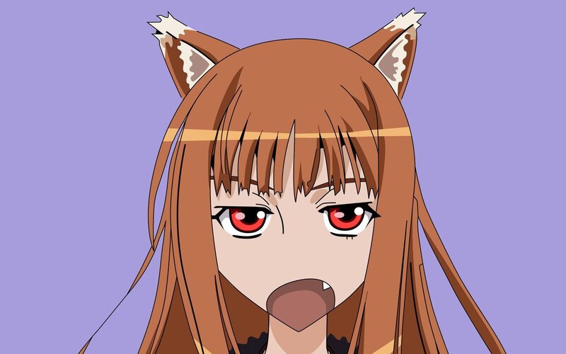 anime girl with fox ears