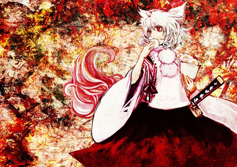anime girl with fox ears