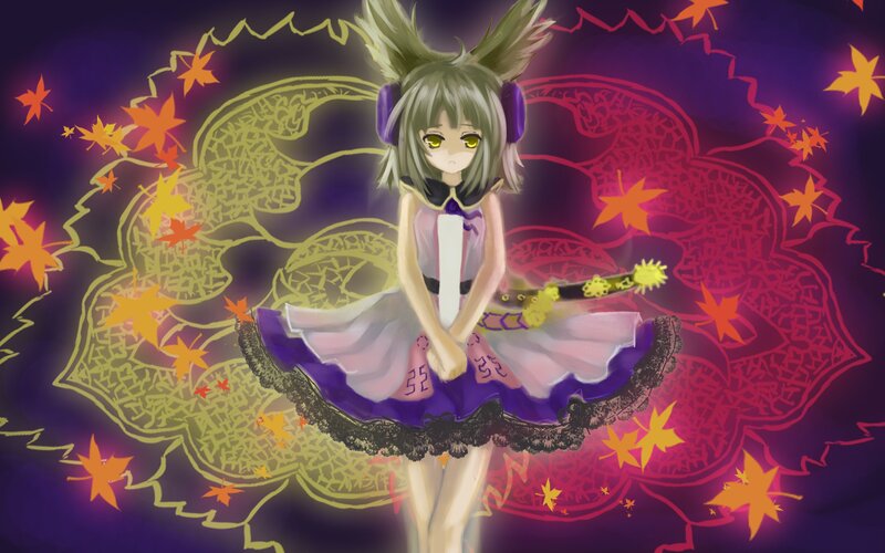 anime girl with fox ears