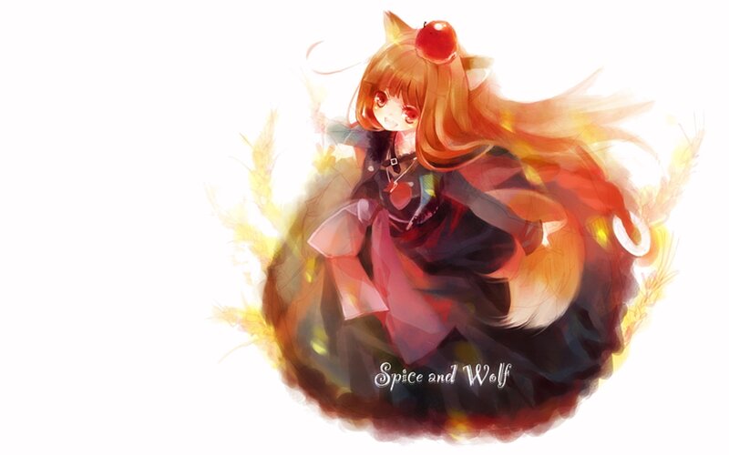 Anime girl with fox ears