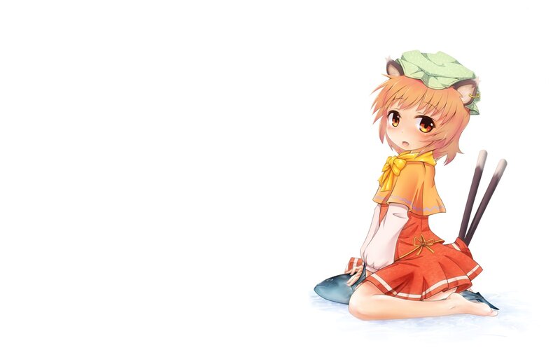 anime girl with fox ears