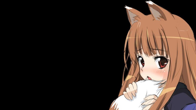 anime girl with fox ears