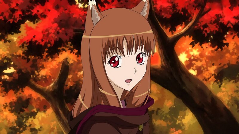 anime girl with fox ears