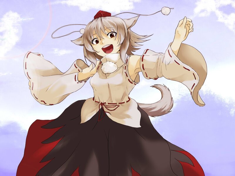 anime girl with fox ears