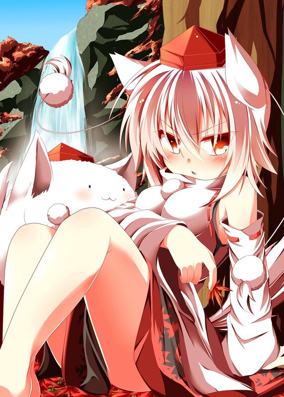 Anime girl with fox ears