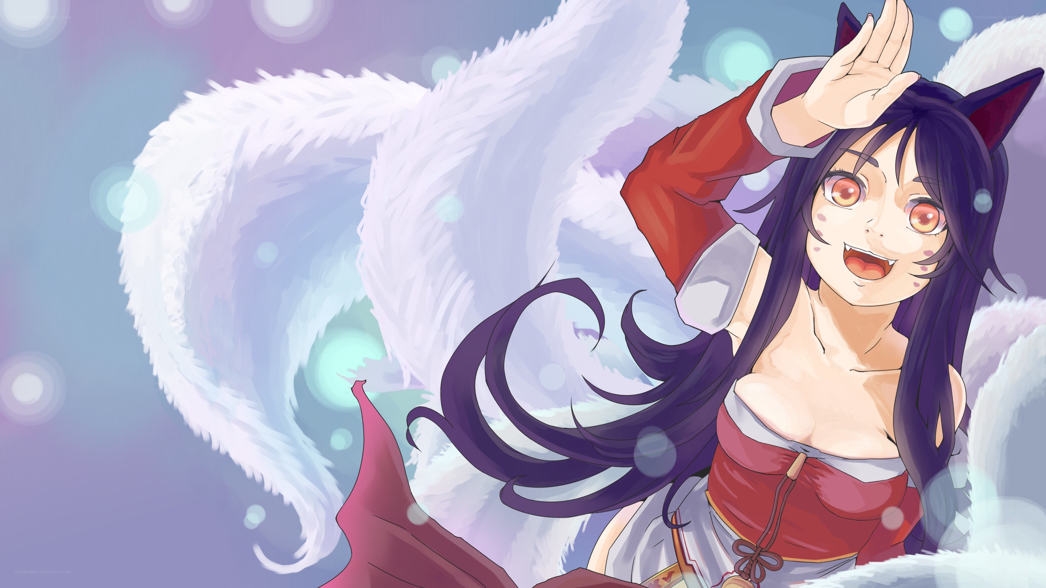 anime girl with fox ears