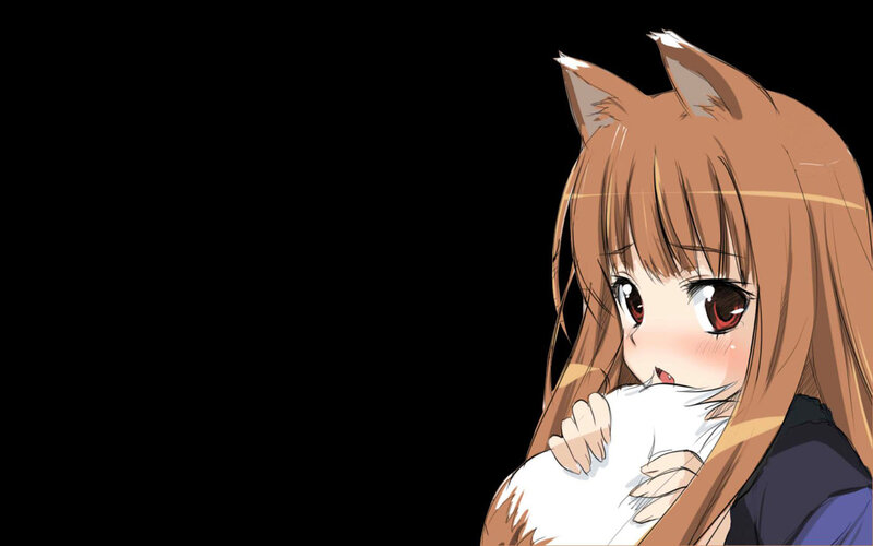 anime girl with fox ears