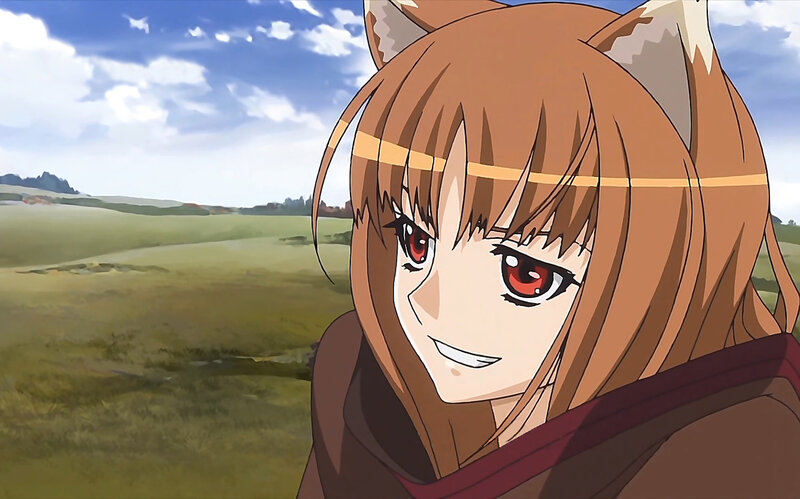anime girl with fox ears