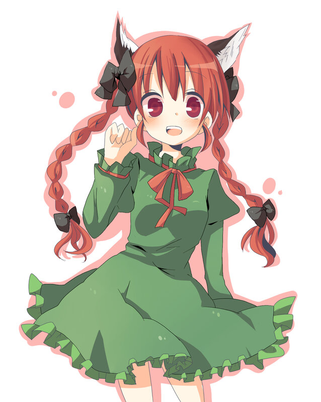anime girl with fox ears