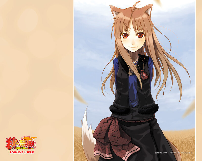 Anime girl with fox ears