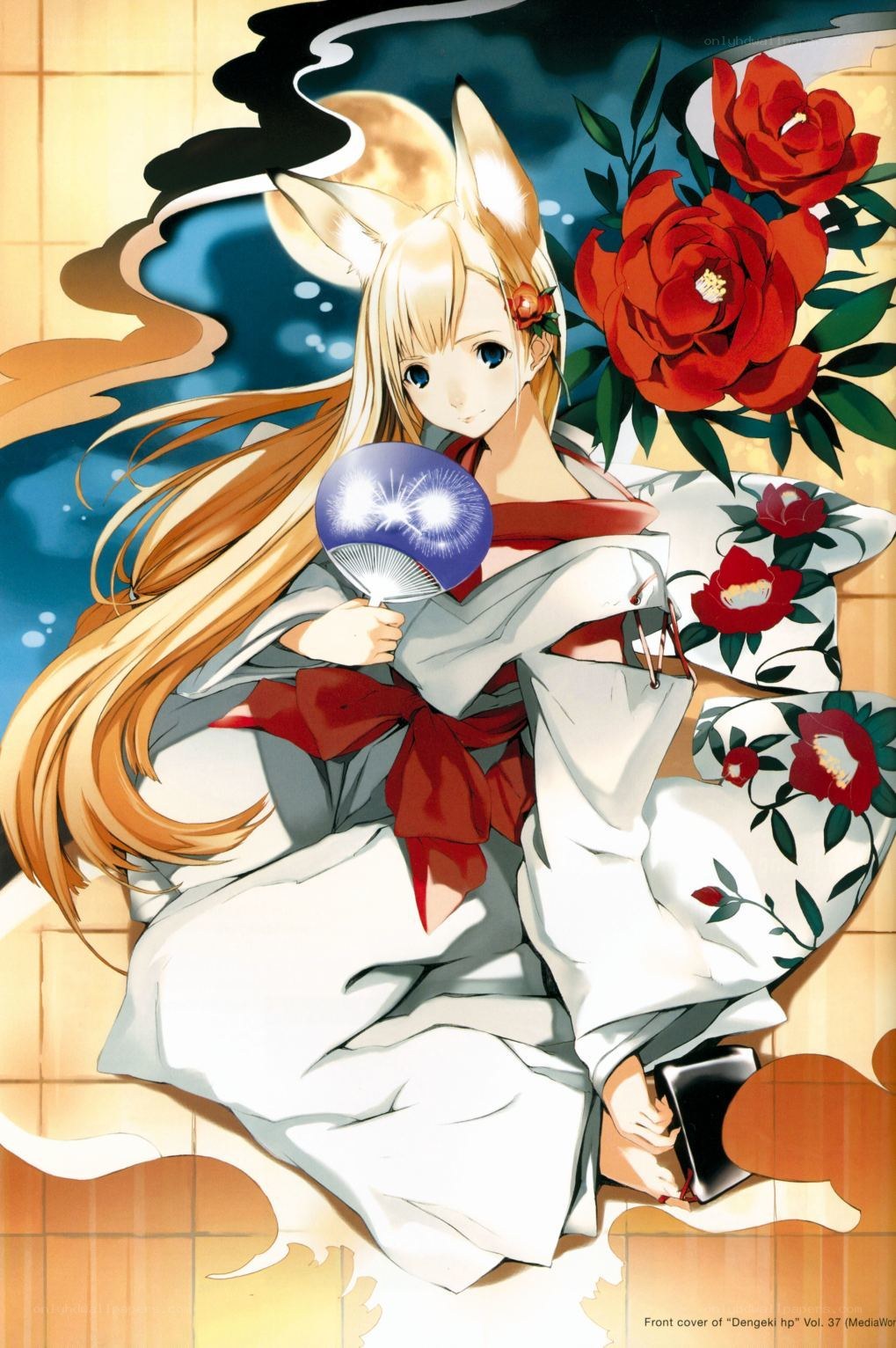 Anime girl with fox ears