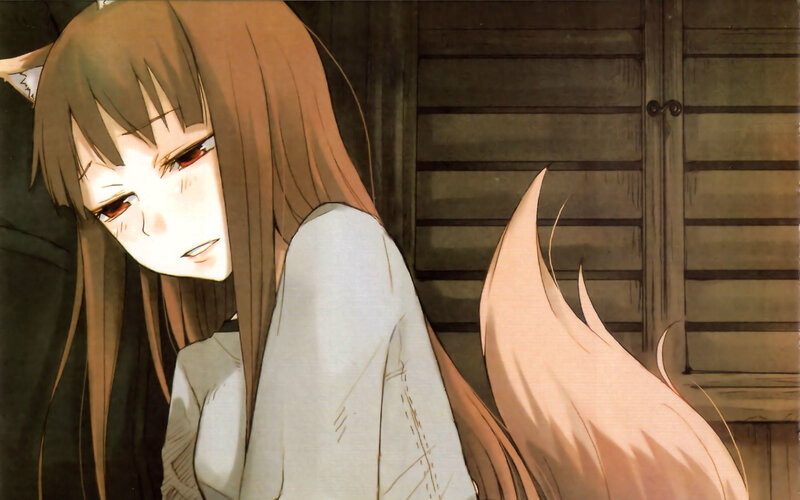 anime girl with fox ears