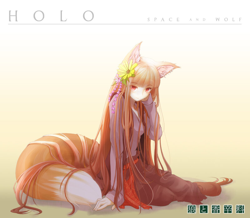 Anime girl with fox ears